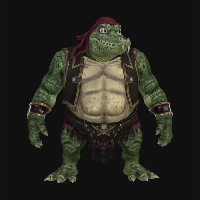 3D model for Buccaneer Gator