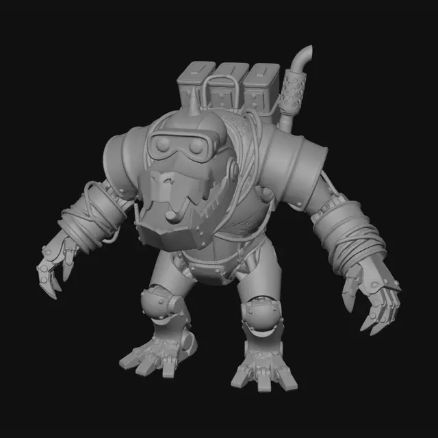 3D model for Mossback Kong