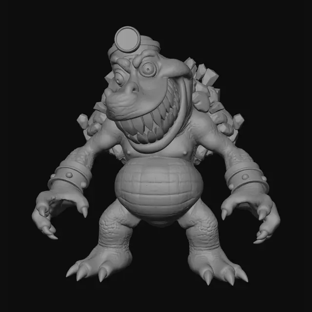 3D model for Gilded Gator