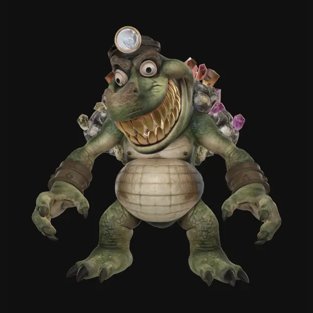 3D model for Gilded Gator