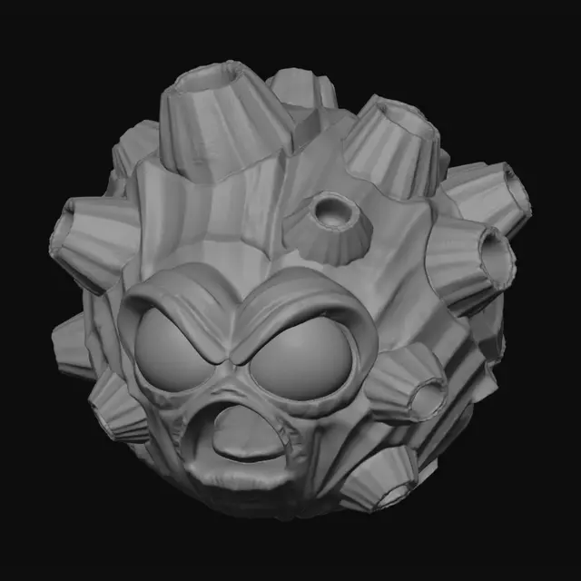 3D model for Screaming Shell Sphere