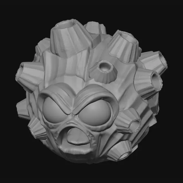 3D model for Screaming Shell Sphere