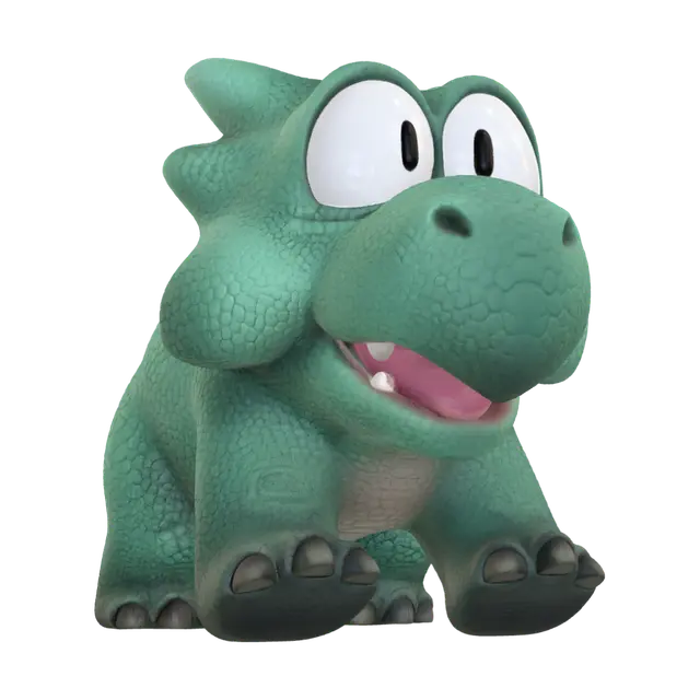 3D model for Smiley Dino