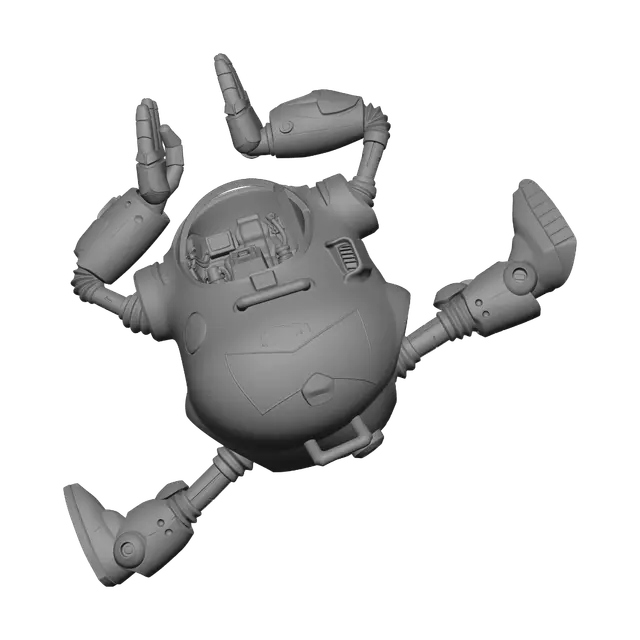 3D model for red ribbon mech dragon ball