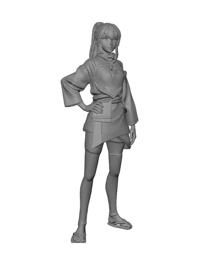 3D model for Ninja Pose