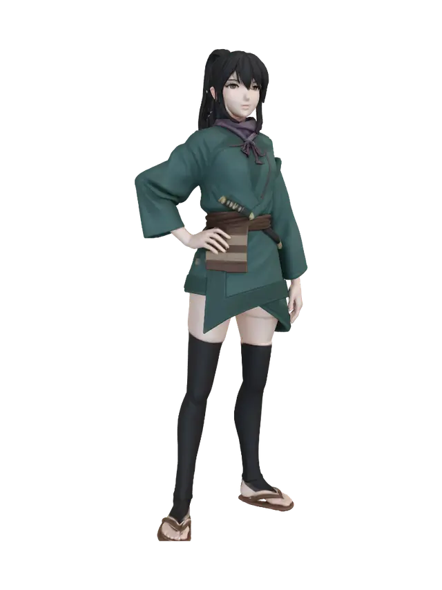 3D model for Ninja Pose