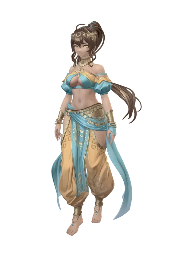 3D model for Desert Mirage Princess