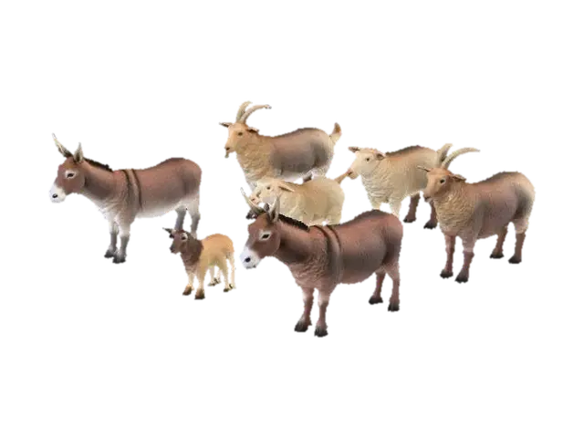 Farmyard Gathering - Themed 3D model, vytvořený pomocí AI
