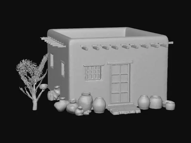 3D model for Desert Dwelling