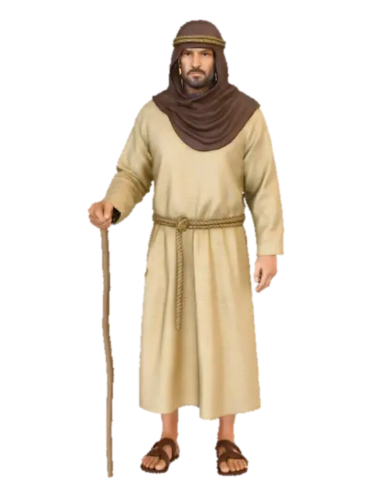 Shepherd's Journey 3D model, vytvořený pomocí AI