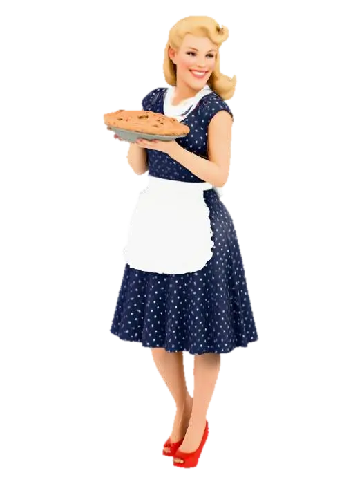 Vintage Pie Baker - Utensil 3D model, vytvořený pomocí AI