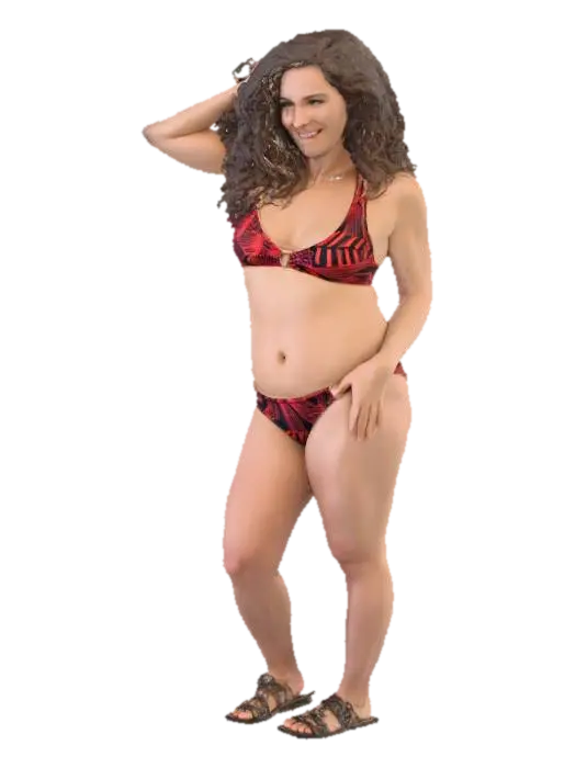 Beach Day Bliss - Relaxation 3D model, vytvořený pomocí AI