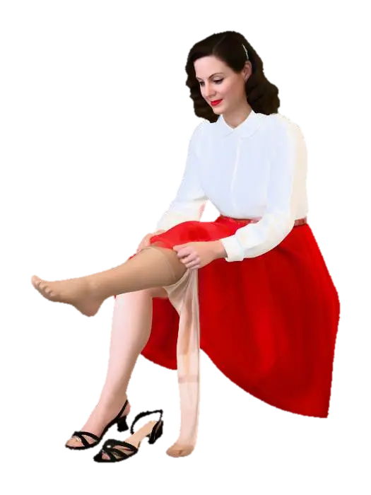 Putting On Stockings - Hotpans 3D model, vytvořený pomocí AI