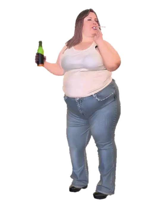 Curvy Confidence - Big 3D model, vytvořený pomocí AI