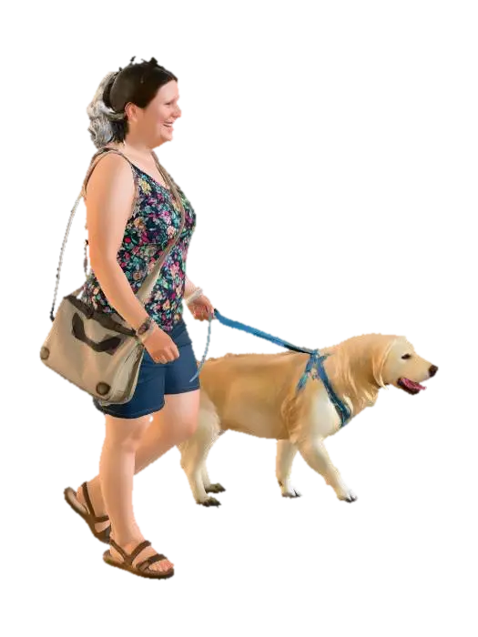 woman and dog - Couple 3D model, vytvořený pomocí AI