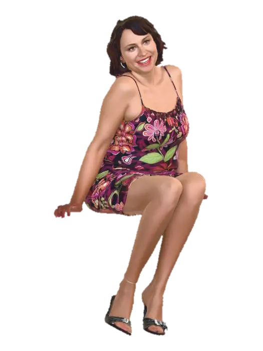 Vibrant Floral Portrait - Gallery 3D model, vytvořený pomocí AI