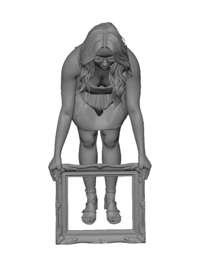 3D model for Framed in Red