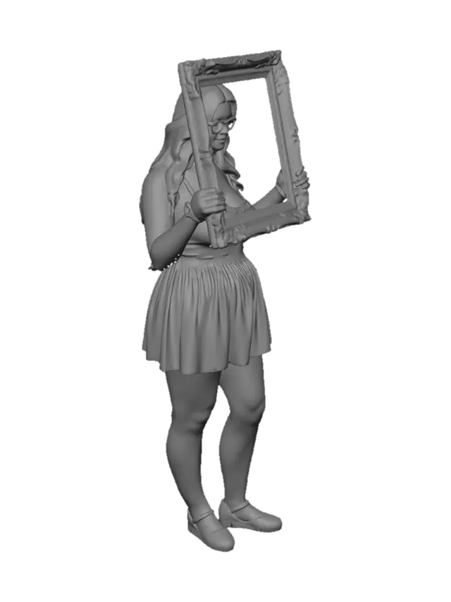 3D model for Framed Portrait