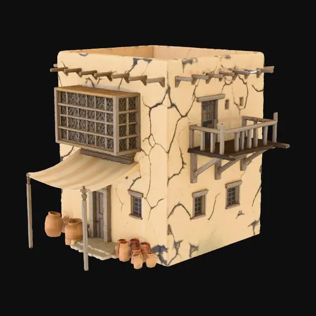 3D model for Desert Dwelling