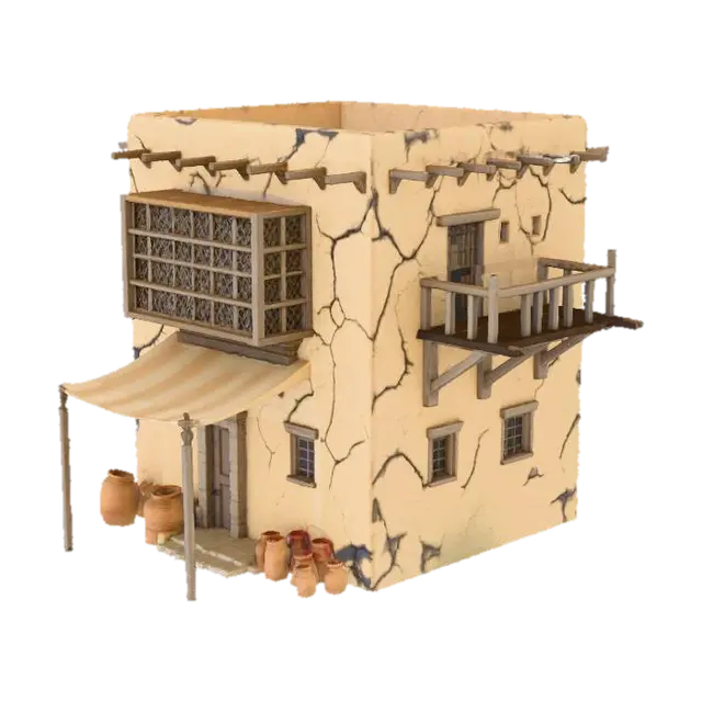 3D model for Desert Dwelling