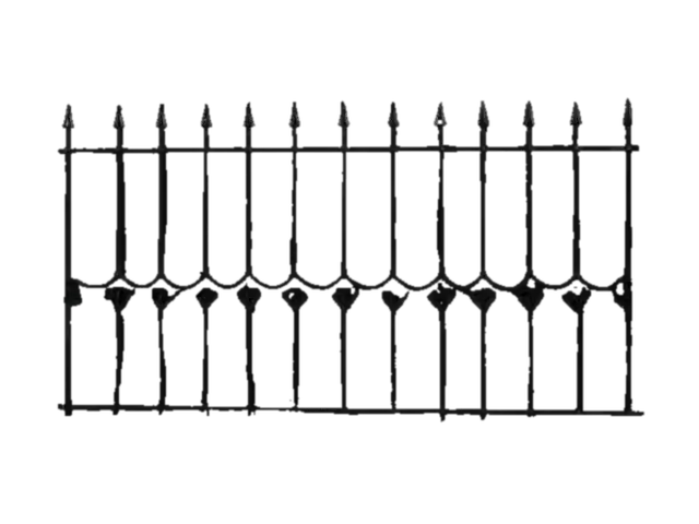 symmetrical detailed wire fence section - New 3D model, vytvořený pomocí AI