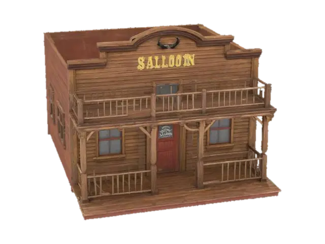 3D model for #AroundTheWorld#, Old west Saloon