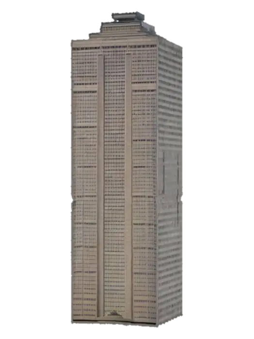 a building - Skyscraper 3D model, vytvořený pomocí AI