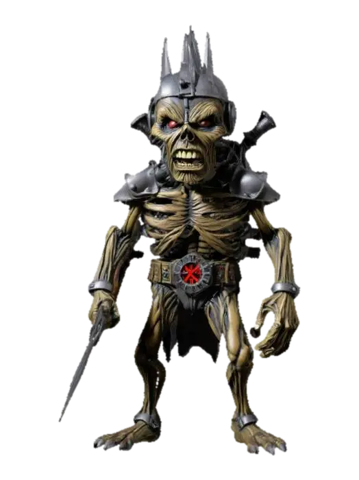 #ChronoForgeWeapon#, Iron Maiden, Eddie - Iconic 3D model, vytvořený pomocí AI