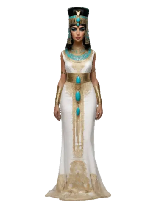 Modèle 3D Create a regal Cleopatra figure inspired by Elizabeth Taylor’s iconic portrayal. Capture… - History, généré par IA