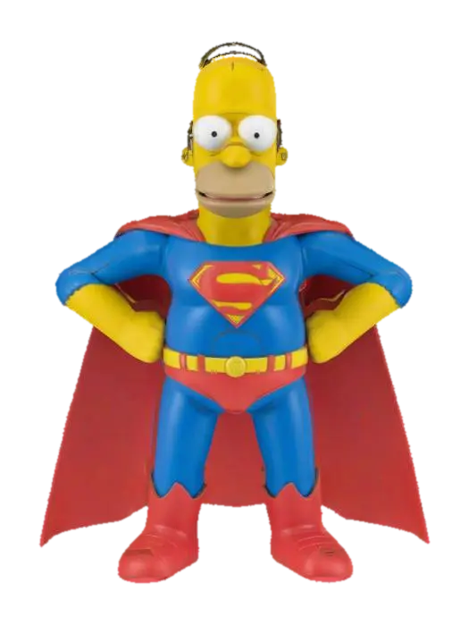 3D model for homer Simpson superman