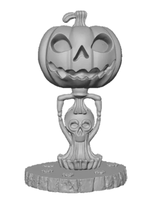 3D model for Halloween Skull lamp, #Halloween2025#