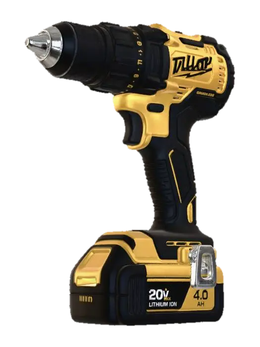 Modello 3D Milwaukee 20V Max Brushless Drill - Battery, generato dall’IA