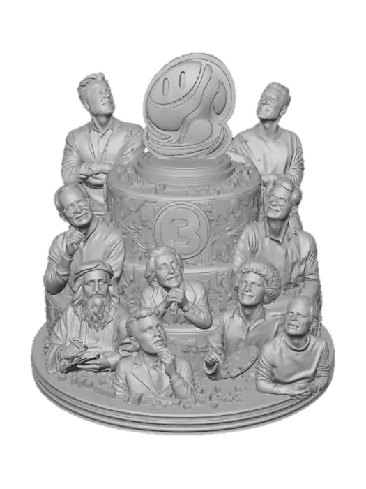 3D model for Threefold Vision