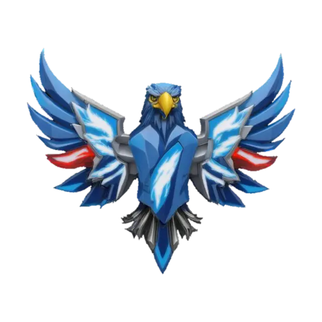 3D model for #emblem#,  Electric Super powerful eagle emblem