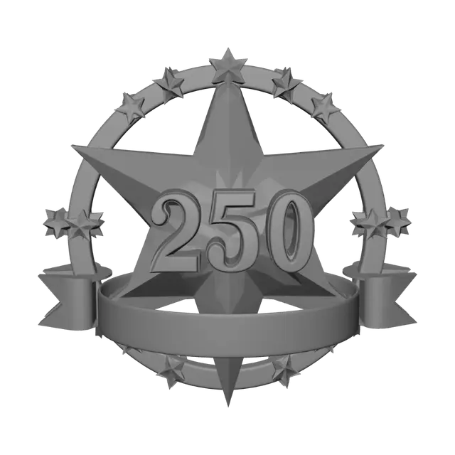 3D model for USA 250th year