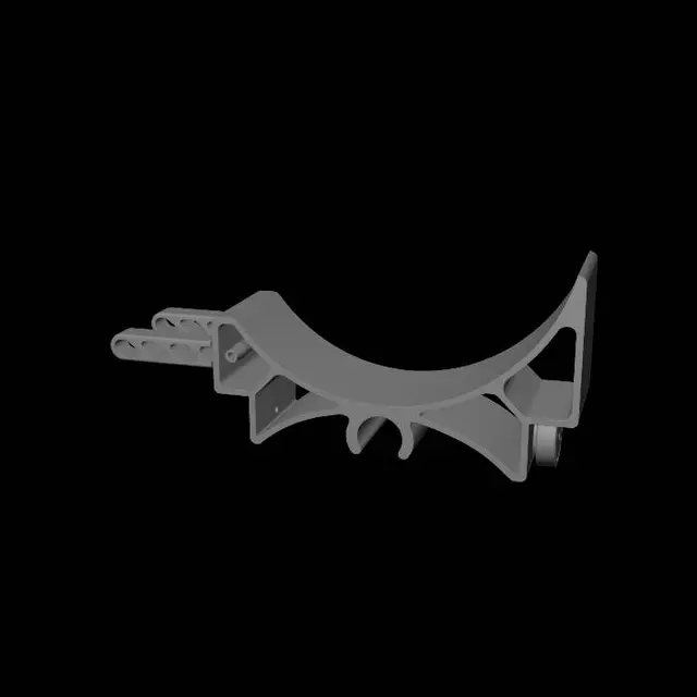 3D model for Curved Structural Bracket