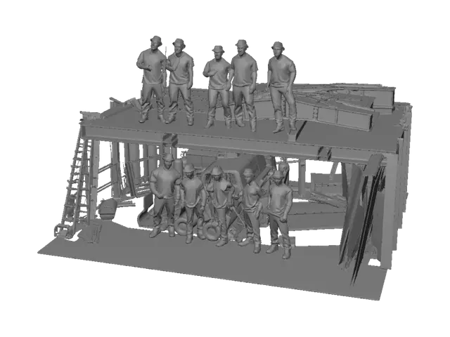 3D model for Hard Hat Heroes