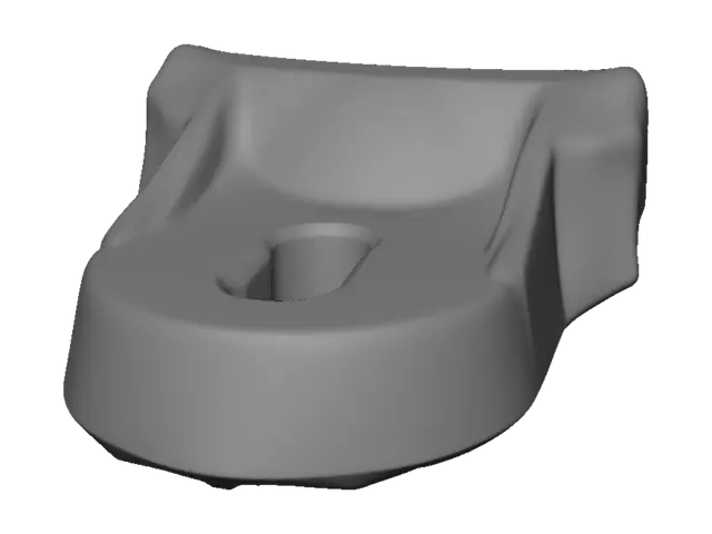 3D model for Keyhole mounting clip