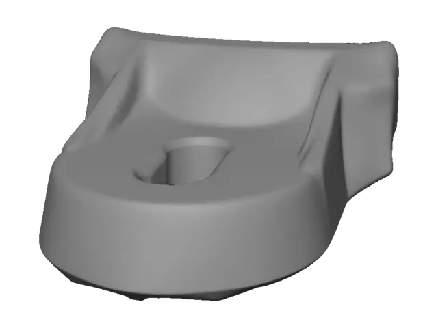 3D model for Keyhole mounting clip