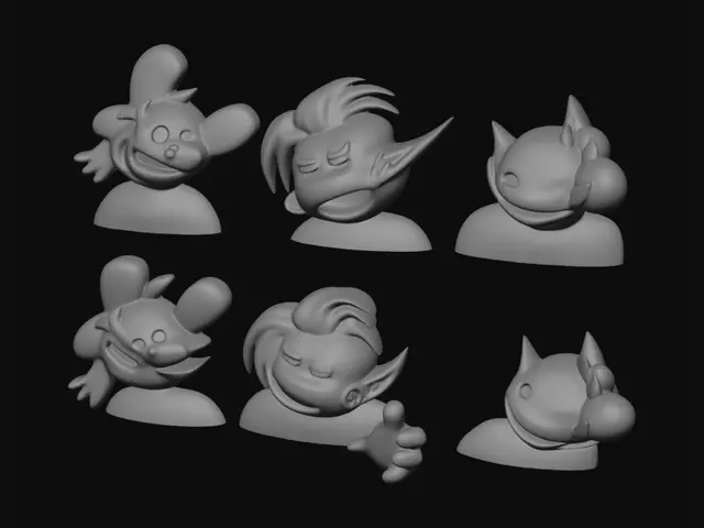 3D model for Six Silhouettes
