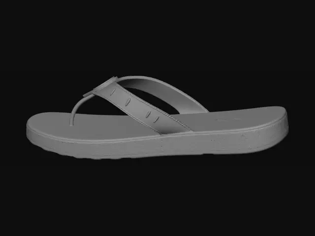 3D model for créer des tongs gauche et droit en ajoutant les katanas deadpool