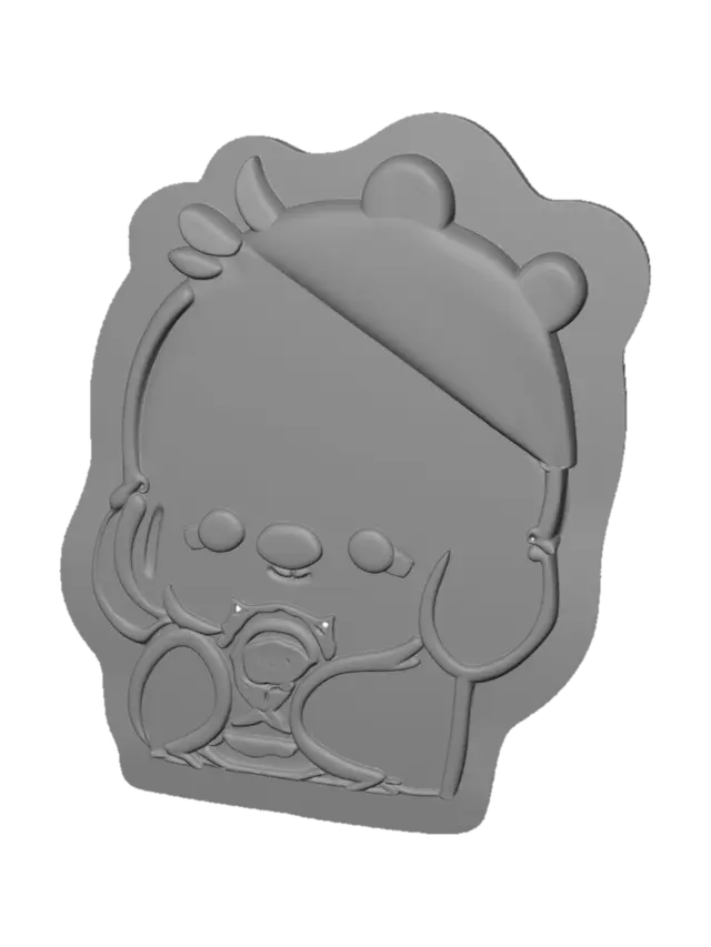3D model for Lonely Snowman Sticker