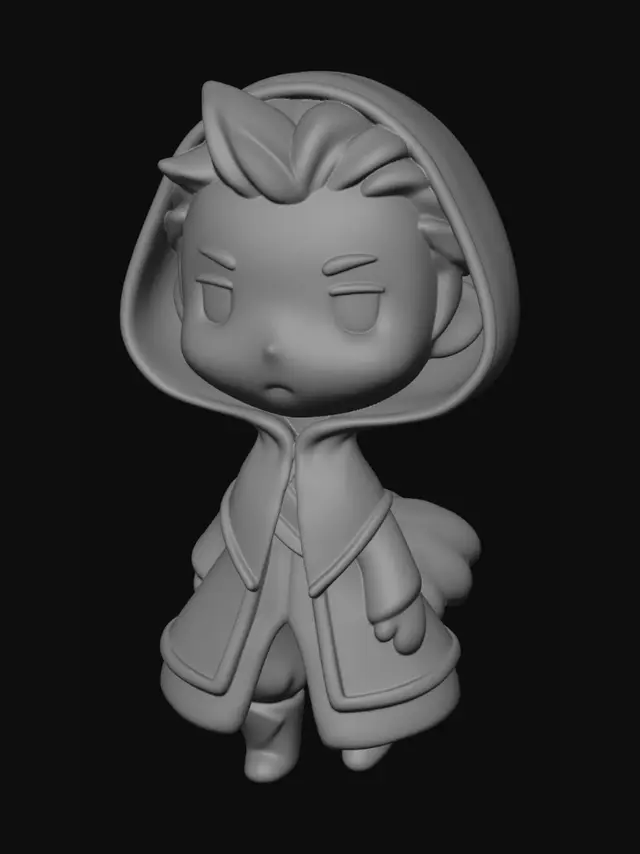 3D model for Hooded Scientist