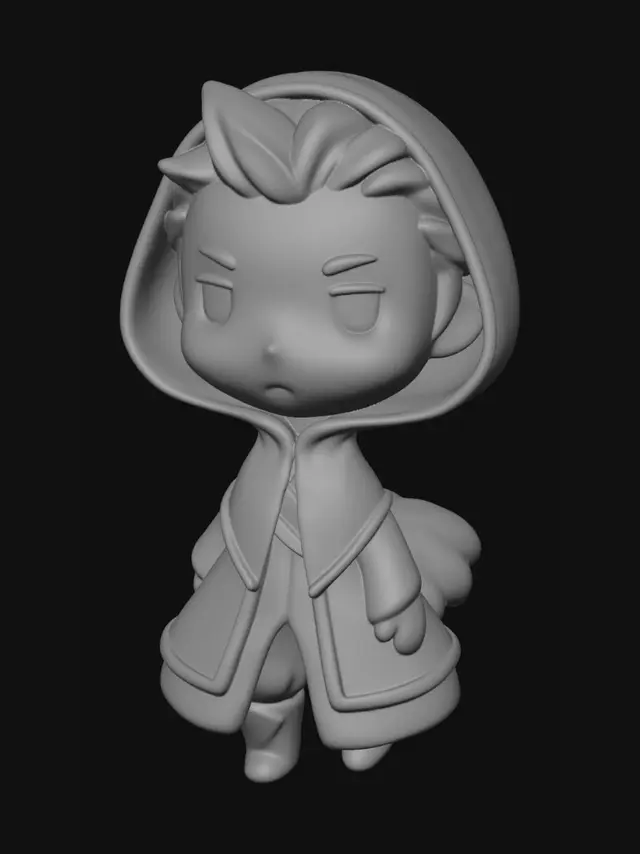 3D model for Hooded Scientist