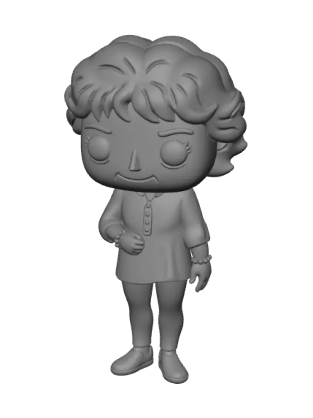 3D model for Grandma in Blue