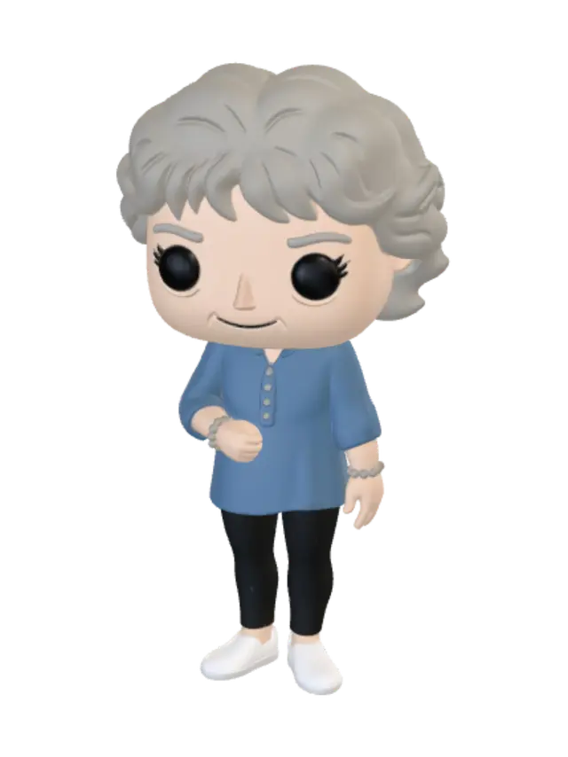3D model for Grandma in Blue
