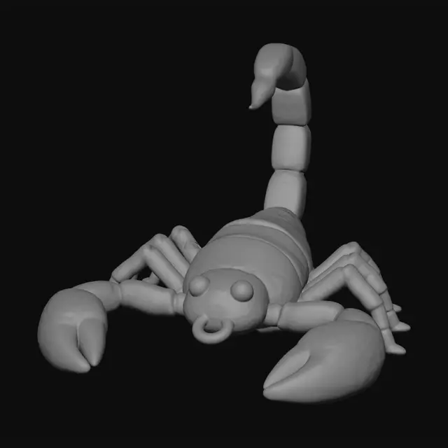 3D model for Golden Scorpion
