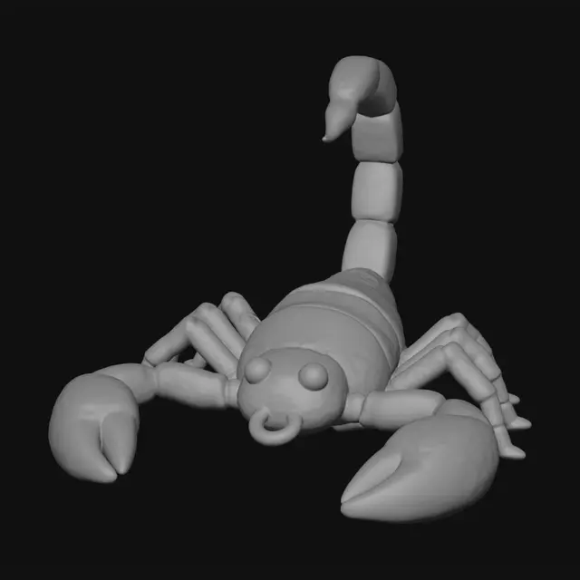 3D model for Golden Scorpion