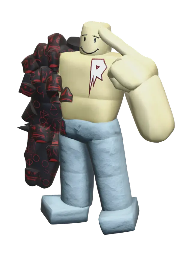 Stylized Aberrant John Doe 3D model, vytvořený pomocí AI