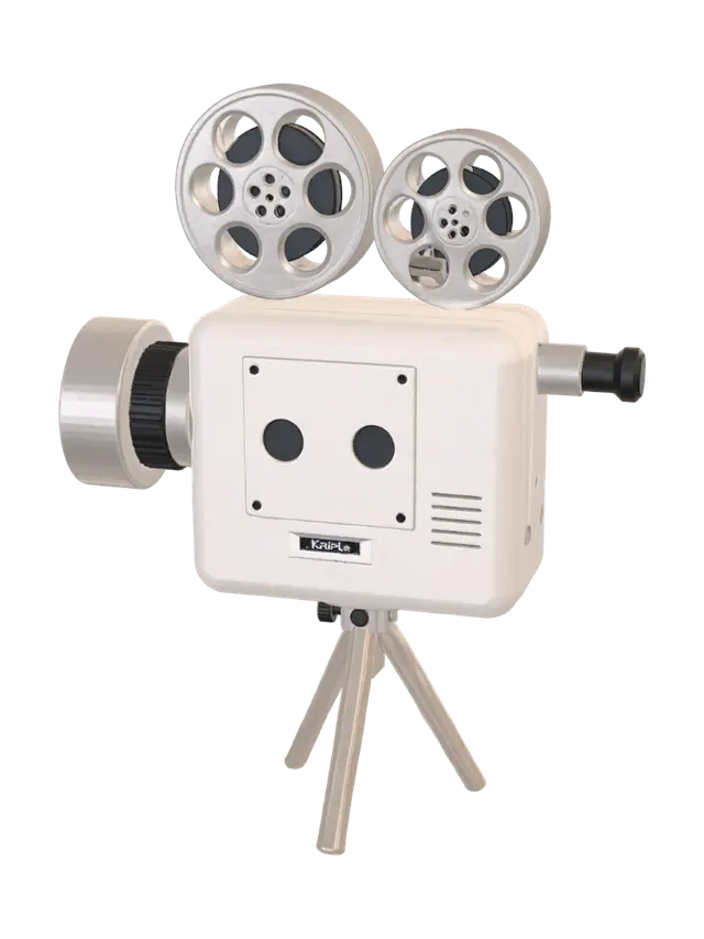 3D model for Twin Reels Vintage Projector